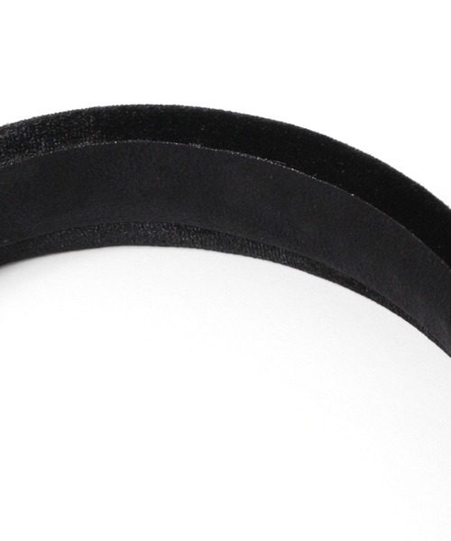 studio CLIP（スタディオクリップ）の「【daily CLIP】ベロアカチューシャ（カチューシャ・レディース・ベージュ/ブラック・FREE）」の5枚目の写真