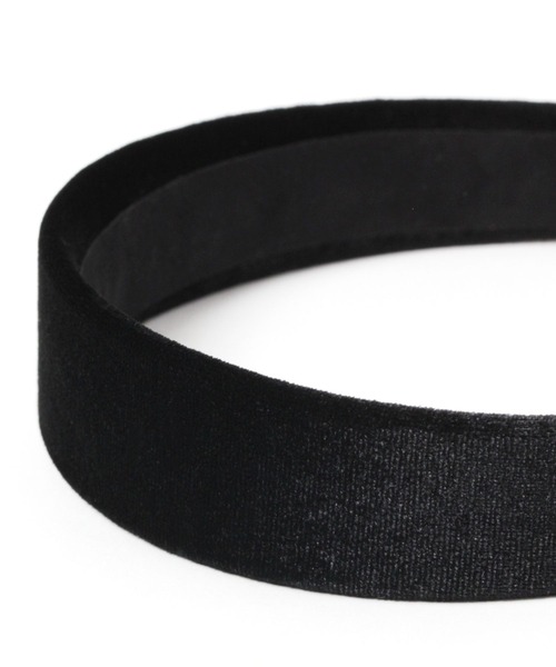 studio CLIP（スタディオクリップ）の「【daily CLIP】ベロアカチューシャ（カチューシャ・レディース・ベージュ/ブラック・FREE）」の6枚目の写真