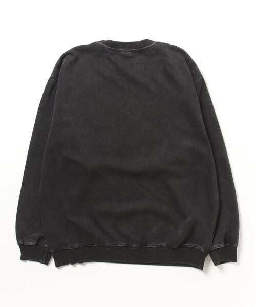 ARULE（アルール）の「A'GEM/9 × .kom『ARULE/アルール』ビンテージ加工 オーバーサイズ プリントグラフィック スウェットシャツ（スウェット・メンズ・ブラック・L/M）」の5枚目の写真
