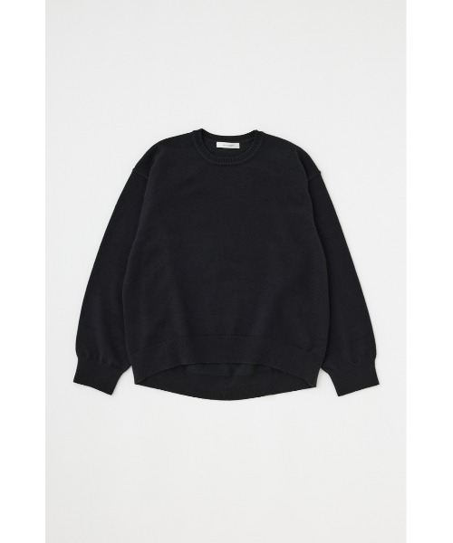 MOUSSY(マウジー)の「OVERSIZED ニットトップス(ニット/セーター・レディース・ホワイト/ブルー/ブラック/ブラウン・FREE)」の5枚目の写真