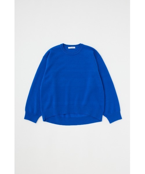 MOUSSY(マウジー)の「OVERSIZED ニットトップス(ニット/セーター・レディース・ホワイト/ブルー/ブラック/ブラウン・FREE)」の12枚目の写真