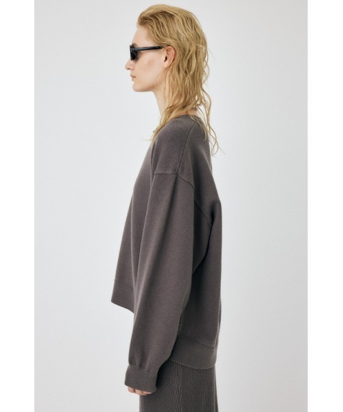 MOUSSY(マウジー)の「OVERSIZED ニットトップス(ニット/セーター・レディース・ホワイト/ブルー/ブラック/ブラウン・FREE)」の19枚目の写真