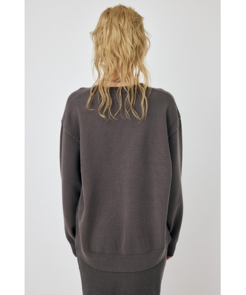 MOUSSY(マウジー)の「OVERSIZED ニットトップス(ニット/セーター・レディース・ホワイト/ブルー/ブラック/ブラウン・FREE)」の20枚目の写真