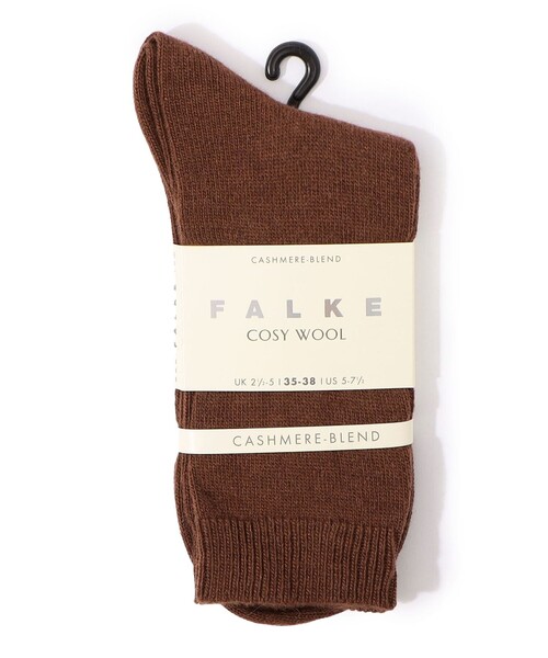 FALKE（ファルケ）の「FALKE Cosy ウールブレンドソックス（ソックス/靴下・レディース・ピンク/イエロー/ブラック/ホワイト/チャコールグレー/ダークブラウン/ベージュ/ダークパープル/マスタード・FREE）」の5枚目の写真