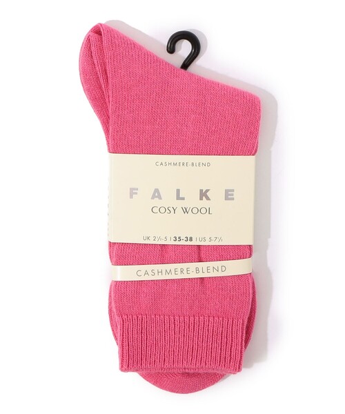 FALKE（ファルケ）の「FALKE Cosy ウールブレンドソックス（ソックス/靴下・レディース・ピンク/イエロー/ブラック/ホワイト/チャコールグレー/ダークブラウン/ベージュ/ダークパープル/マスタード・FREE）」の9枚目の写真