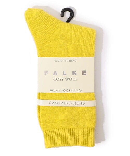 FALKE（ファルケ）の「FALKE Cosy ウールブレンドソックス（ソックス/靴下・レディース・ピンク/イエロー/ブラック/ホワイト/チャコールグレー/ダークブラウン/ベージュ/ダークパープル/マスタード・FREE）」の7枚目の写真