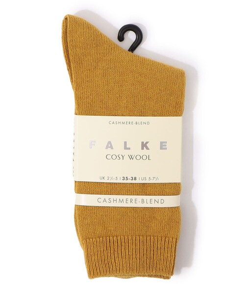 FALKE（ファルケ）の「FALKE Cosy ウールブレンドソックス（ソックス/靴下・レディース・ピンク/イエロー/ブラック/ホワイト/チャコールグレー/ダークブラウン/ベージュ/ダークパープル/マスタード・FREE）」の8枚目の写真