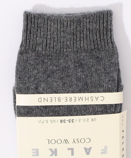 FALKE（ファルケ）の「FALKE Cosy ウールブレンドソックス（ソックス/靴下・レディース・ピンク/イエロー/ブラック/ホワイト/チャコールグレー/ダークブラウン/ベージュ/ダークパープル/マスタード・FREE）」の10枚目の写真