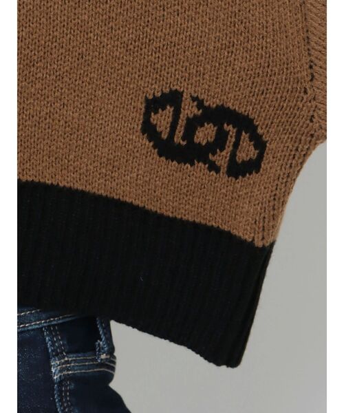 EMODA（エモダ）の「クルーネッククロップニット（ニット/セーター・レディース・ブラウン/ブラック・FREE）」の17枚目の写真