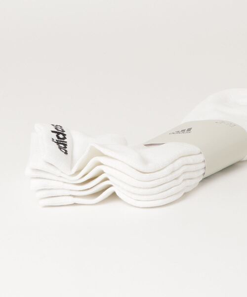 adidas(アディダス)の「リニア クッション アンクルソックス3足組 / アディダス adidas(ソックス/靴下・メンズ・Black/グレー/ホワイト・LARGE/SMALL/MEDIUM/X-LARGE)」の5枚目の写真