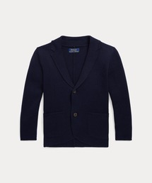 美品　ポロラルフローレン　カーディガン　2T 男の子　女の子　90 100 紺 POLO RALPH LAUREN - ポロラルフローレン ニットカーディガン キッズ