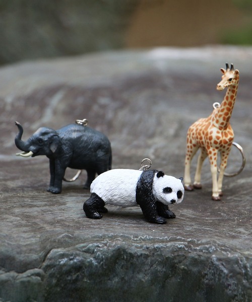 HERE by DETAIL アニマルキーリング キーホルダー チャーム