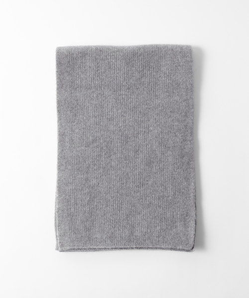 EDIFICE（エディフィス）の「【Le Bonnet / ル ボネ】Muffler Scarf（マフラー・メンズ・マスタード/コバルトブルー/グリーン/ブルー系その他/ブラック/サックスブルー/オレンジ/ブルー/カーキ/ネイビー/ボルドー/ライトグレー・FREE）」の2枚目の写真