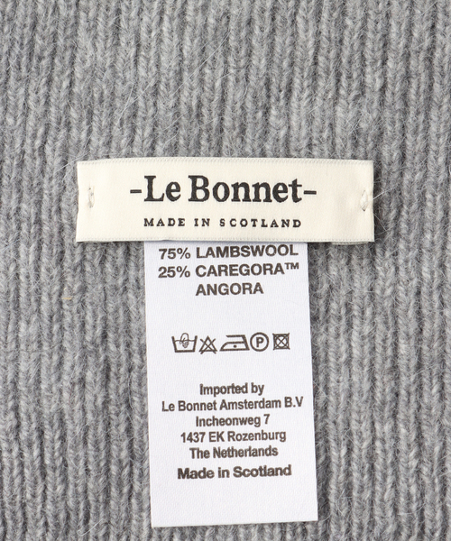 EDIFICE（エディフィス）の「【Le Bonnet / ル ボネ】Muffler Scarf（マフラー・メンズ・マスタード/コバルトブルー/グリーン/ブルー系その他/ブラック/サックスブルー/オレンジ/ブルー/カーキ/ネイビー/ボルドー/ライトグレー・FREE）」の13枚目の写真