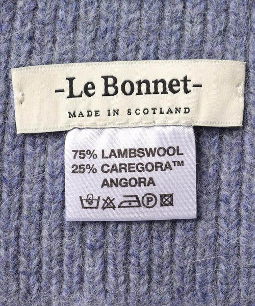 EDIFICE（エディフィス）の「【Le Bonnet / ル ボネ】Muffler Scarf（マフラー・メンズ・マスタード/コバルトブルー/グリーン/ブルー系その他/ブラック/サックスブルー/オレンジ/ブルー/カーキ/ネイビー/ボルドー/ライトグレー・FREE）」の14枚目の写真