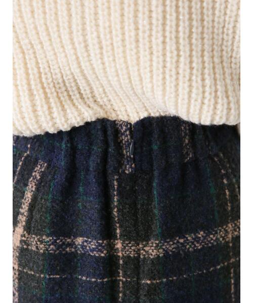 Te chichi TERRASSE(テチチテラス)の「ブークレチェックタイトスカート(スカート・レディース・オレンジ/ネイビー・F)」の18枚目の写真