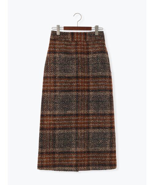 Te chichi TERRASSE(テチチテラス)の「ブークレチェックタイトスカート(スカート・レディース・オレンジ/ネイビー・F)」の17枚目の写真