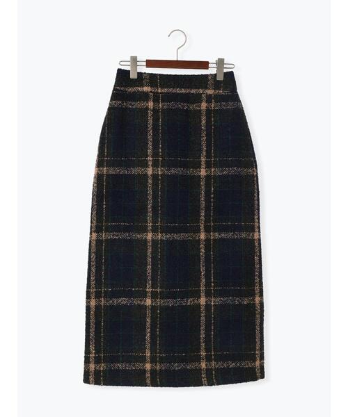 Te chichi TERRASSE(テチチテラス)の「ブークレチェックタイトスカート(スカート・レディース・オレンジ/ネイビー・F)」の16枚目の写真