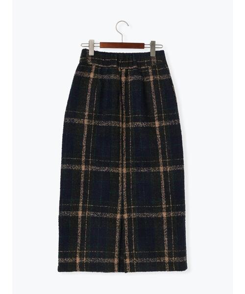 Te chichi TERRASSE(テチチテラス)の「ブークレチェックタイトスカート(スカート・レディース・オレンジ/ネイビー・F)」の15枚目の写真