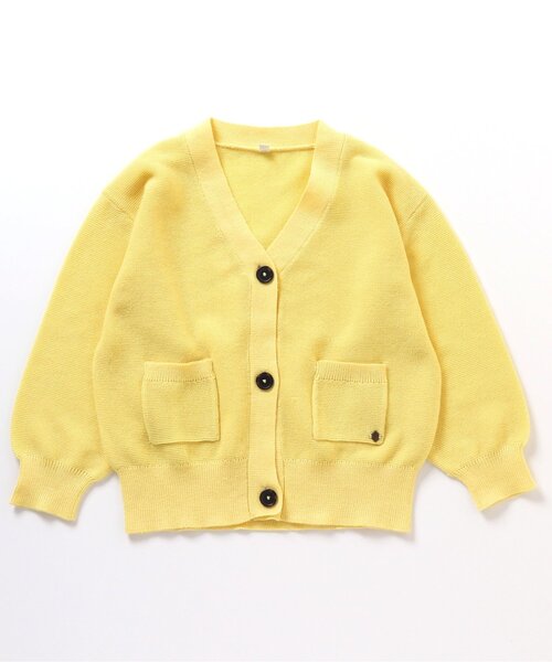 BREEZE（ブリーズ）の「【フォーマル対応】カラバリカーディガン_マシンウォッシャブル（カーディガン/ボレロ・キッズ・イエロー/アイボリー/ネイビー・100/110/120/80/130/140/90）」の3枚目の写真