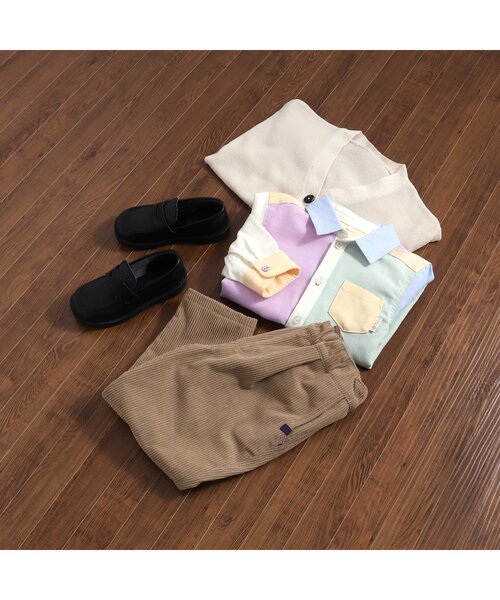 BREEZE（ブリーズ）の「【フォーマル対応】カラバリカーディガン_マシンウォッシャブル（カーディガン/ボレロ・キッズ・イエロー/アイボリー/ネイビー・100/110/120/80/130/140/90）」の12枚目の写真