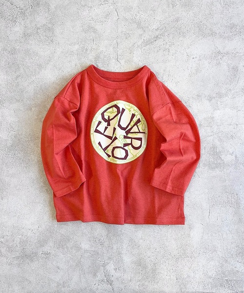 Life Support Products（ライフサポートプロダクツ）の「プリントロンティー（80～150cm）（Tシャツ/カットソー・キッズ・ホワイト系その他/ダークネイビー/レッド/ライトグリーン/ライトピンク/パープル/チャコール/グレー/オフホワイト/杢グレー・80/130/95/140/150/90/100/110/120）」の10枚目の写真