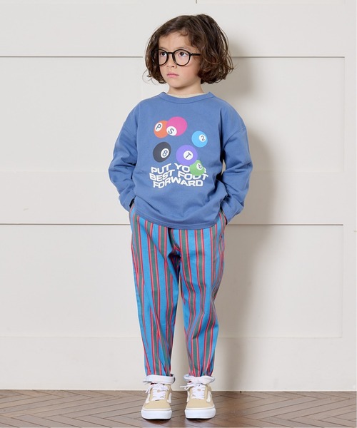 Life Support Products（ライフサポートプロダクツ）の「プリントロンティー（80～150cm）（Tシャツ/カットソー・キッズ・ホワイト系その他/ダークネイビー/レッド/ライトグリーン/ライトピンク/パープル/チャコール/グレー/オフホワイト/杢グレー・80/130/95/140/150/90/100/110/120）」の13枚目の写真