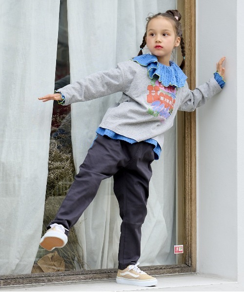 Life Support Products（ライフサポートプロダクツ）の「プリントロンティー（80～150cm）（Tシャツ/カットソー・キッズ・ホワイト系その他/ダークネイビー/レッド/ライトグリーン/ライトピンク/パープル/チャコール/グレー/オフホワイト/杢グレー・80/130/95/140/150/90/100/110/120）」の22枚目の写真