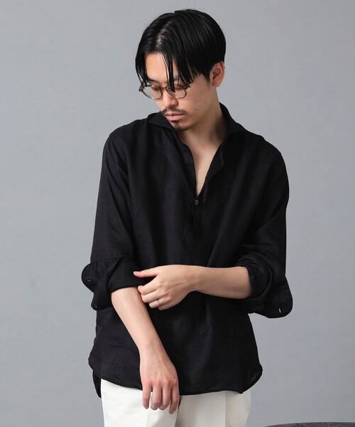 ORIAN（オリアン）の「ORIAN / リネン プルオーバーシャツ