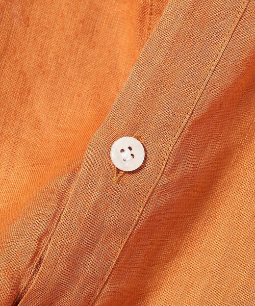 ORIAN（オリアン）の「ORIAN / リネン プルオーバーシャツ（シャツ/ブラウス・メンズ・ブラック/ホワイト/グリーン系その他5/オレンジ/インディゴブルー・SMALL/MEDIUM/LARGE/X-LARGE）」の20枚目の写真