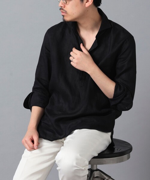 ORIAN（オリアン）の「ORIAN / リネン プルオーバーシャツ