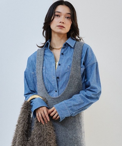 タグ付き新品未使用 BARNYARDSTORM ダンガリーデニムシャツ タグ付き新品未使用 BARNYARDSTORM ダンガリーデニムシャツ