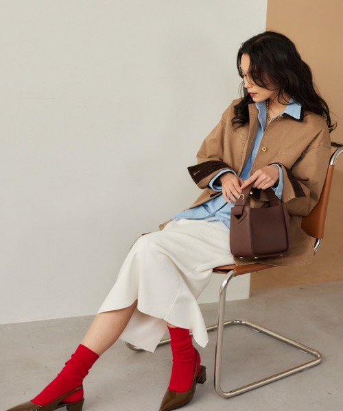 BARNYARDSTORM（バンヤードストーム）の「BARNYARDSTORM / ダンガリーデニムシャツ（シャツ/ブラウス・レディース・インディゴブルー/ライトブルー・FREE）」の9枚目の写真