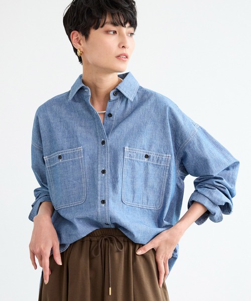 タグ付き新品未使用 BARNYARDSTORM ダンガリーデニムシャツ BARNYARDSTORM / ダンガリーデニムシャツ（シャツ/ブラウス