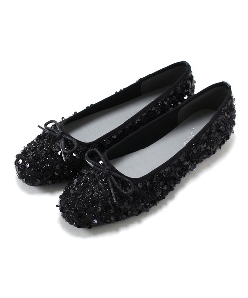 SESTO（セスト）の「スパンコールバレエシューズ（バレエシューズ・レディース・ブラック/アイボリー/シルバー・23.5cm/23.0cm/25.0cm/24.5cm/24.0cm/22.5cm）」の22枚目の写真