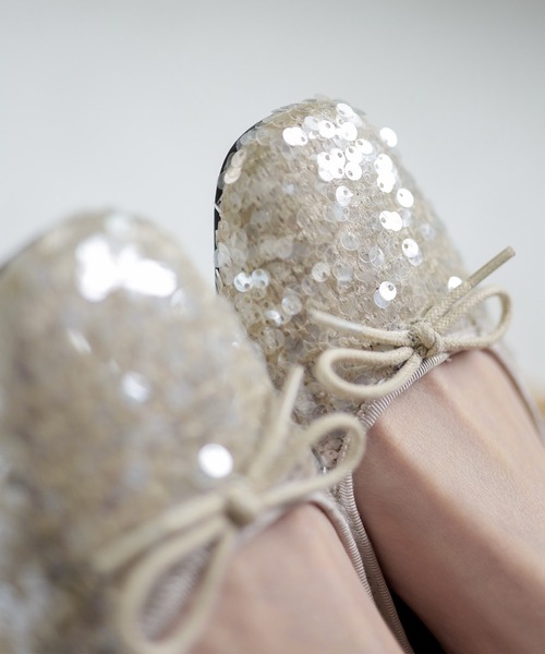 SESTO（セスト）の「スパンコールバレエシューズ（バレエシューズ・レディース・ブラック/アイボリー/シルバー・23.5cm/23.0cm/25.0cm/24.5cm/24.0cm/22.5cm）」の9枚目の写真