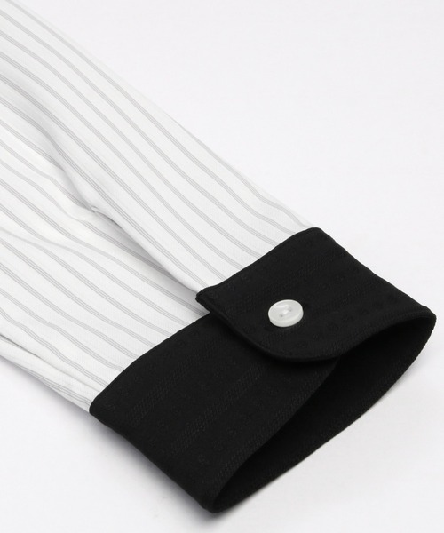 TOKYO SHIRTS（トウキョウシャツ）の「COFREX ラウンドクレリック 長袖ブラウス（シャツ/ブラウス・レディース・ホワイト・M/L/LL/S）」の3枚目の写真