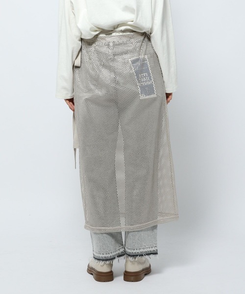 niko and...（ニコアンド）の「メタリックメッシュラップスカート（スカート・レディース・ベージュ/ライトグレー・FREE）」の14枚目の写真