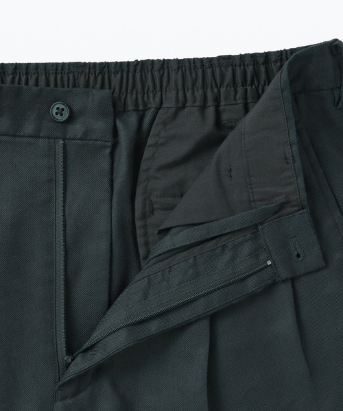 ヘンプ混シャツジャケット+ヘンプ混タックストレートパンツ セットアップ 紳士 ヘンプ混タックストレートパンツ | 無印良品