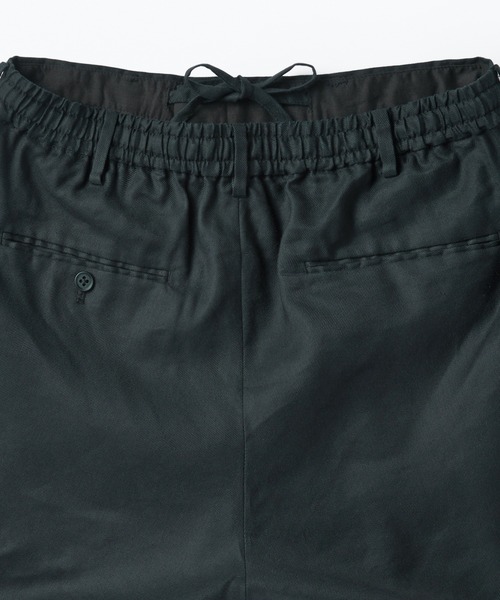 無印良品（ムジルシリョウヒン）の「紳士　ヘンプ混タックストレートパンツ（その他パンツ・メンズ・グレー系1/ライトグリーン/ブラック・XS/S/M/XL/L）」の10枚目の写真