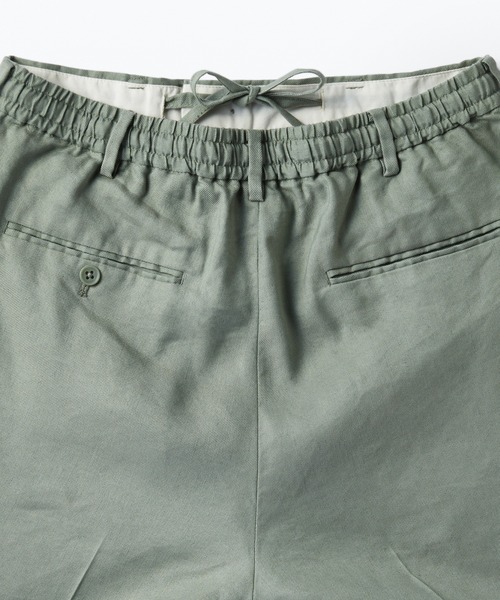 セール】紳士 ヘンプ混タックストレートパンツ（その他パンツ）｜無印