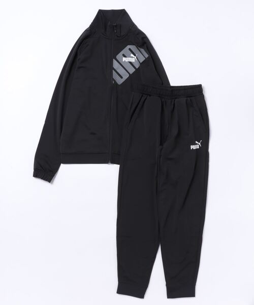 PUMA プーマ　ジャージ　上下セット　パワー ポリ トラックスーツ　黒　M PUMA プーマ ジャージ 上下セット メンズ パワー ポリ トラック