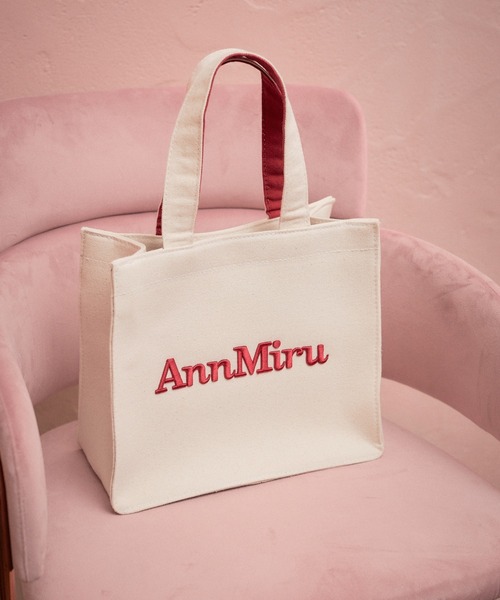 AnnMiru(アンミル)の「【2way】AnnMiruショルダートート(トートバッグ・レディース・アイボリー/インディゴブルー/ブラック・FREE)」の5枚目の写真