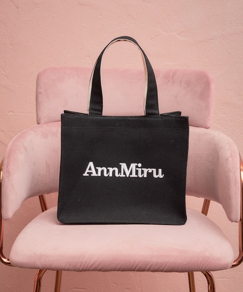 AnnMiru(アンミル)の「【2way】AnnMiruショルダートート(トートバッグ・レディース・アイボリー/インディゴブルー/ブラック・FREE)」の13枚目の写真