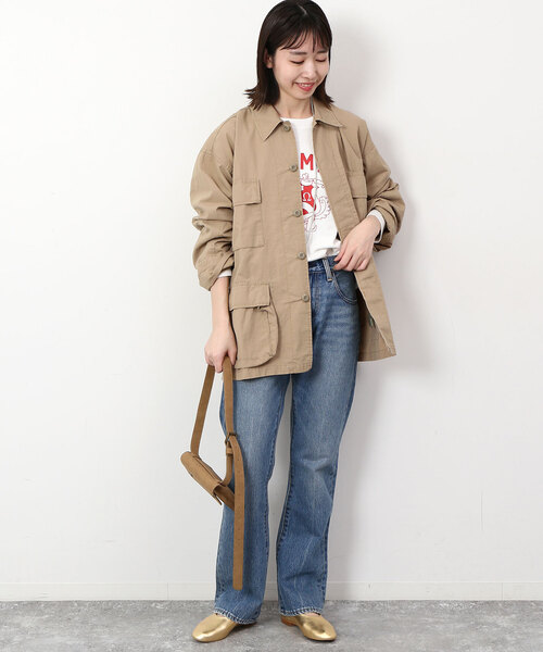 SLOBE IENA（スローブイエナ）の「《追加》【ROTHCO/ロスコ】 BDU SHIRTS ブルゾン（ブルゾン・レディース・カーキ/ベージュ・FREE）」の14枚目の写真