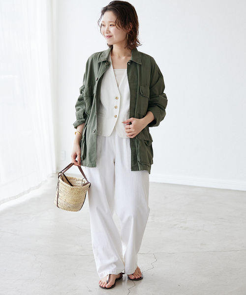 SLOBE IENA（スローブイエナ）の「《追加》【ROTHCO/ロスコ】 BDU SHIRTS ブルゾン（ブルゾン・レディース・カーキ/ベージュ・FREE）」の15枚目の写真