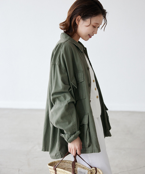 SLOBE IENA（スローブイエナ）の「《追加》【ROTHCO/ロスコ】 BDU SHIRTS ブルゾン（ブルゾン・レディース・カーキ/ベージュ・FREE）」の17枚目の写真