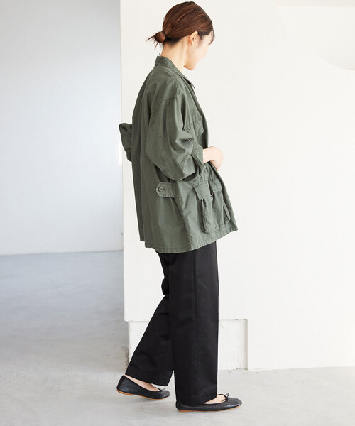 SLOBE IENA（スローブイエナ）の「《追加》【ROTHCO/ロスコ】 BDU SHIRTS ブルゾン（ブルゾン・レディース・カーキ/ベージュ・FREE）」の6枚目の写真