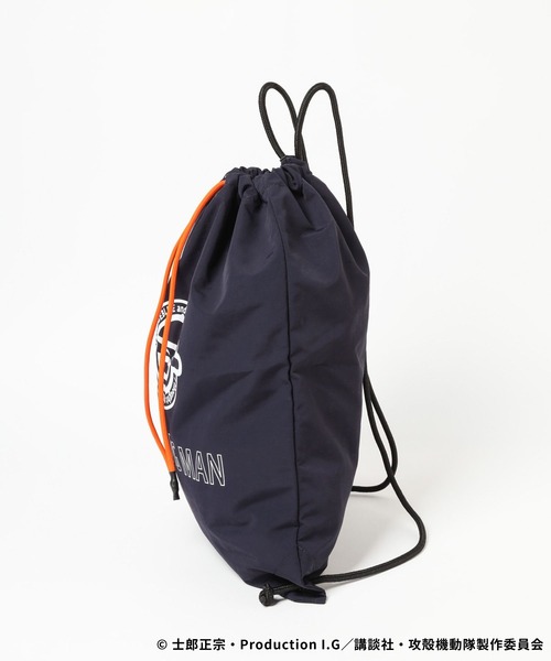 RAGEBLUE(レイジブルー)の「【攻殻機動隊 S.A.C.】コラボ/ナップサック(バックパック/リュック・メンズ・ネイビー・FREE)」の3枚目の写真