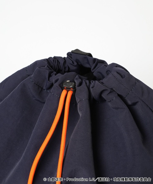 RAGEBLUE(レイジブルー)の「【攻殻機動隊 S.A.C.】コラボ/ナップサック(バックパック/リュック・メンズ・ネイビー・FREE)」の6枚目の写真